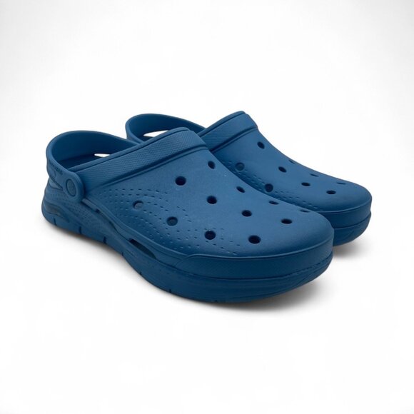 Skechers Foamies Arch Fit Valiant Slip On Clog Sandal Comfort Blue Men’s Size 11 - Picture 2 of 7